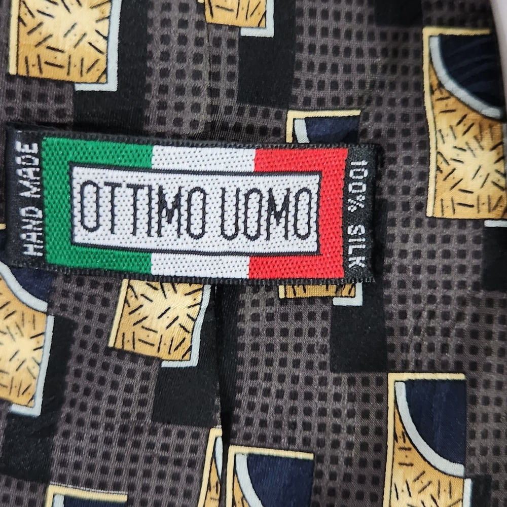 Ottimo Uomo handmade 100% silk necktie - Picture 3 of 4